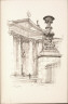 Samuel Chamberlain / Twenty Lithographs of Old Paris: Le Vase du Panthéon, Paris / 1924