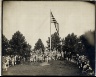 John N.Teunisson / Flag raising at City Park, World War I / First half of the twentieth century