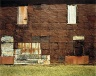 William Christenberry / Side of Cotton Warehouse--Newbern, Alabama / 1980/printed 1981