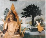 Leo Rubinfien / A Mural in the Doi Suthep Temple, Chiang Mai, from the portfolio Map of the East / 1979-1987