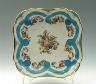 Manufactory Sévres / Square Fruit Dish: Part of a Dessert Service / 1782