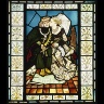 Morris, Marshall, Faulkner & Co. / STAINED GLASS PANEL: Architecture / about 1863