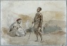 Eugène Delacroix / Marocains dans la campagne / 1832