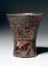 Peru, Colonial Inka style, 16th Century / Kero (Waisted Cup) / after 1550