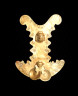 Colombia, Calima region / Pectoral with two heads in relief / Yotoco period, c. A.D. 1-700 (?)