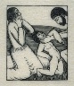 Eric Gill / Slaughter of the Innocents, from 72 unsigned prints on Japanese paper from a set of 80, issued as extra set for 80 copies of the book (numbered 1-80 and signed):pl. 2; D. 17; / 1914