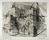 Stanley William Hayter / Paysages Urbains, series of six drypoints, in portfolio with ties. / 20th century