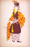 Boris Konstantinovich Bilinsky / Costume Design for Jean Epstein's movie Le Lion des Mogols produced in 1924 / 1924