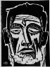 Max Pechstein / Head of a fisherman / 1922