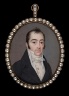 Jean Francois De Vallee / Portrait of a Gentleman with Initials A.S.N. / ca. 1805