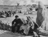 Lucien Simon / Breton Peasants Seated beside a Menhir / not dated