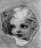 Correggio (Antonio Allegri, called Correggio) / Head of a Cherub / not dated