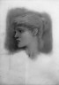 Sir Edward Coley Burne-Jones / Study of a Young Woman's Head / not dated