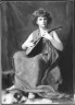 Edmund Charles Tarbell / Marion Hiller Fenno at Nine as Mandolinata / 1887-88