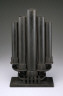 Edgar Brandt / Black Pipe Vase / c. 1930