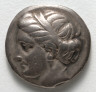 Greece, 4th Century BC / Drachma:  Female Head (obverse) / c. 369-336 BC