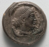 Greece, 5th Century BC / Tetradrachm: Head of a Nymph (obverse) / 478-467 BC