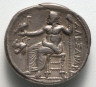 Greece, Macedonia, Alexander the Great / Tetradrachm: Zeus Seated on Throne (reverse) / 336-323 BC