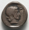 Greece, Phocis, 6th-5th Century BC / Half Drachm: Female Head (Artemis ?) (reverse) / 550-421 BC