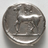 Sicily, Greek, 4th Century BC / Tetradrachm: Persephone (reverse) / 380 BC