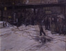 Everett Shinn / Under the Elevated / No date