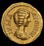 Roman / Coin Showing Empress Julia Domna / Reign of Septimius Severus, Roman Empire, c. A.D. 199-207