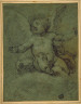 Denys Calvaert / Putto Seated on Clouds / 1600-1612