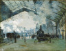 Claude Monet / Arrival of the Normandy Train, Gare Saint-Lazare / 1877