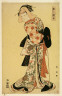 Katsukawa Shun'ei / The dance interlude (shosagoto) 'Shinodazuma' (The Wife from Shinoda Forest) / Edo period, Ca.1795