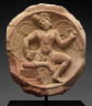 Asia,South Asia,India,Uttar Pradesh (state) / Roundel with Winged Celestial / 1st cen.