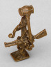 Akan / Gold Weight (Man with Powder Keg) / 18th/early 20th century