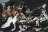 Frans Snyders / Still Life with Dead Game, Fruits, and Vegetables in a Market / 1614