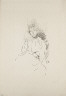 James McNeill Whistler / Portrait Study [Geneviève Mallarmé] / 1897