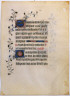 Anonymous / Page from a Book of Hours / ca. 1450