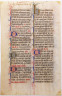 Anonymous / Breviary Leaf / 1350