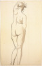 Augustus Edwin John / Standing Nude / not dated