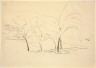 Andre Dunoyer de Segonzac / Landscape with Trees / not dated