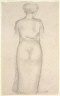 Aristide Maillol / Woman Standing, , Draped / not dated