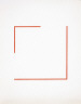 Stephen Antonakos / Incomplete Square (Red) / 1975