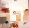 Robert Rauschenberg, American, born 1925 / Painting with Red Letter S / 1957