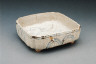 Japanese / Square Serving Dish / Momoyama period, late 16th century