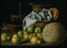 Luis Meléndez / Still Life with Melon and Pears / about 1770