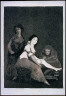 Francisco Goya Y Lucientes / Ruega por ella. (She prays for her); Plate 31 from the series "Los Capri / Drawn and etched 1797-1798, published 1799