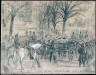 Alfred R. Waud / Funeral of Gen. Lander in Washington / 1862