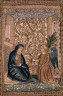 Artist not recorded / Scenes from the Life of the Virgin (part of an orphrey for a cope, one of two) / Second half of 14th century