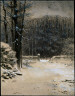 Jean François Millet / Entrance to the Forest at Barbizon in Winter / about 1866-67