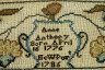 Ann Anthony / Sampler / 1786