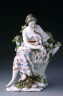 Chelsea factory / Allegorical figure of Touch / about 1752-1758