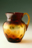 New England Glass Co. / Amber Pitcher / about 1880