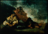 Jean François Millet / Two Reclining Figures (Unfinished) / about 1848